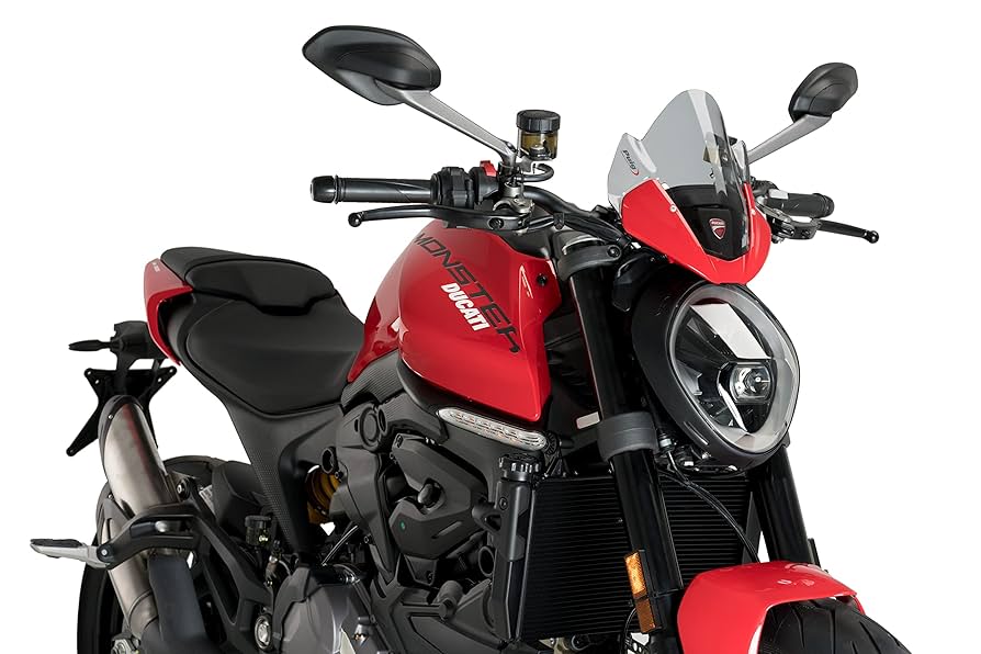 puig スクリーン モンスタープラス ブラック Amazon.com: Puig SPORT SCREEN DUCATI MONSTER 937 21-22 (ONLY